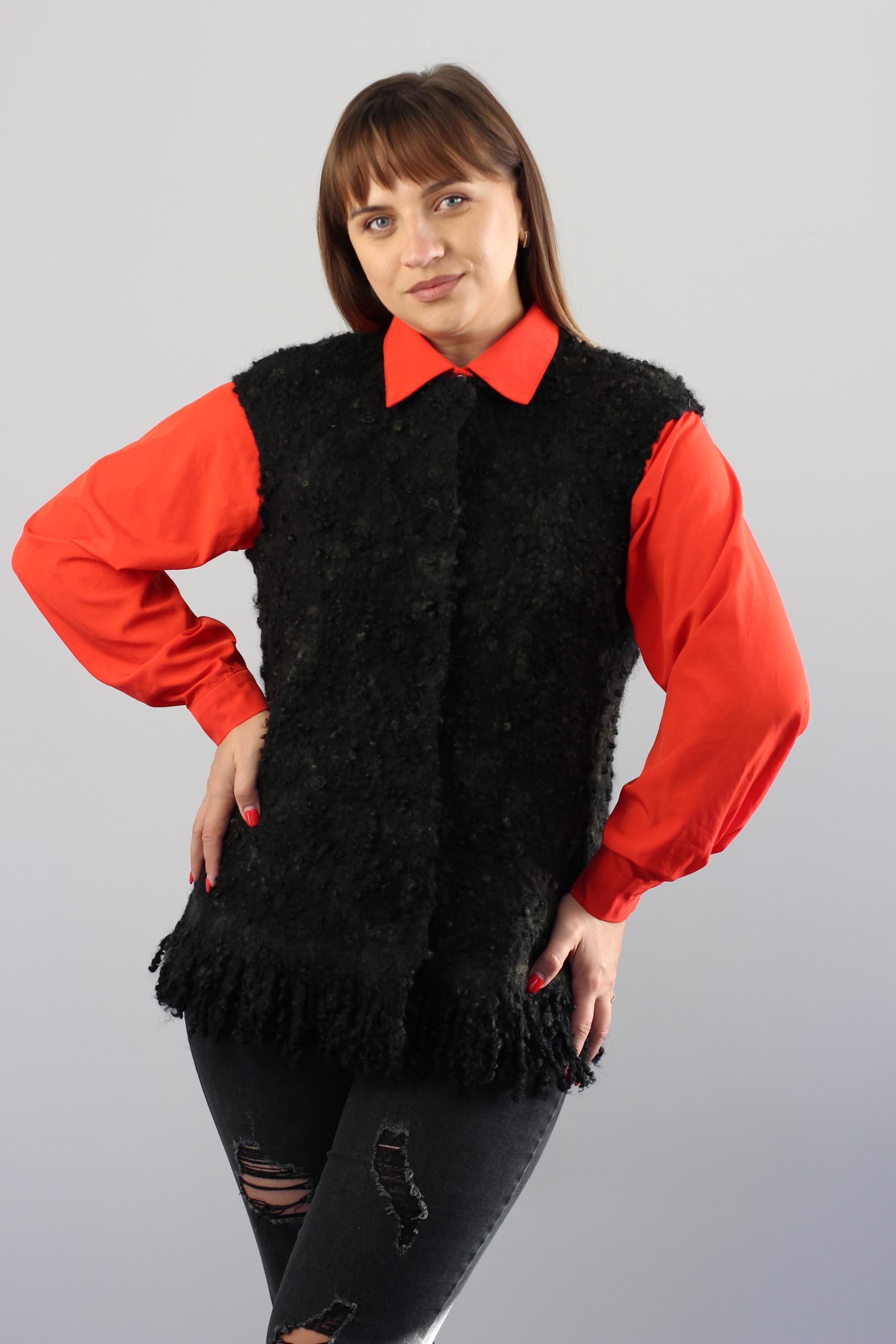 Na.e Handmade Wool Gilet Black 【公式通販】