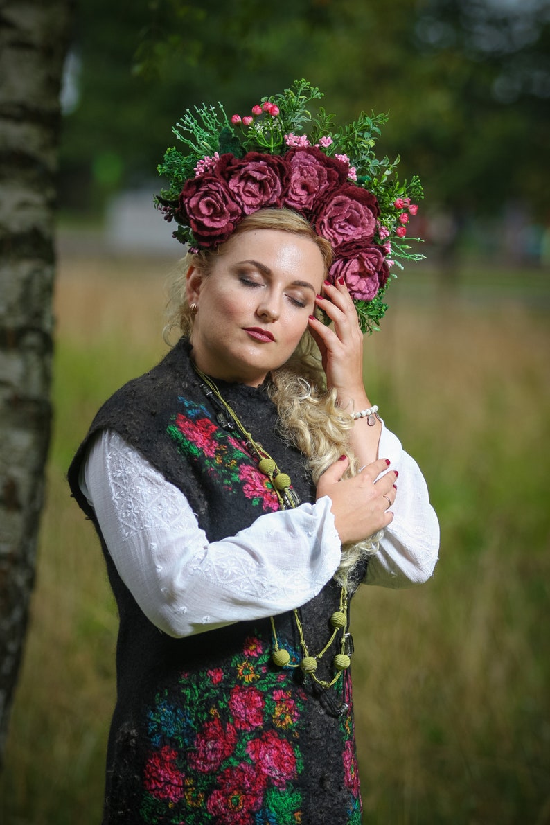 ukrainian wedding headpiece