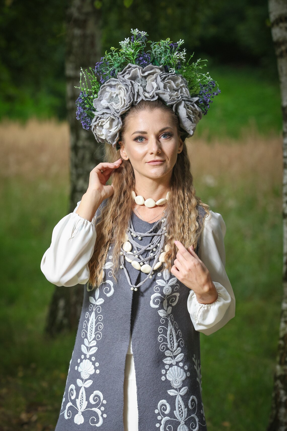 ukrainian flower headpiece