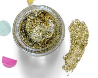 Gold Glitter Gel