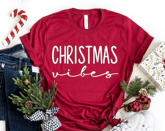 Christmas Tees - Merry Christmas Shirt - Christmas Shirts - Christmas Party Shirts - Women's Christmas Tees - Holiday Tees