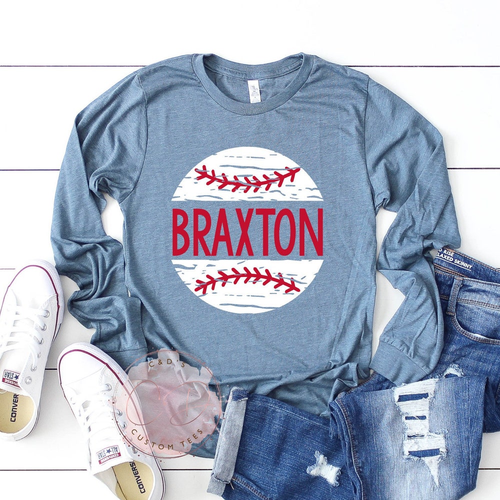 Baseball Shirts - Mama Baseball Shirts - Game Day Shirts - Baseball Tees - Baseball Long Sleeve Tee - Baseball Shirts - Mom Baseball Shirts 4Fansport