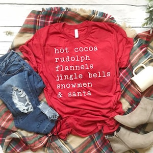 Christmas Shirt - Christmas Tees - Women&#39;s Christmas Shirt - Cute Christmas Tees - Merry and Bright Shirt - Christmas Shirt - Christmas Tees