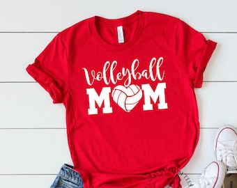 Volleyball Mom Shirt - Volleyball Shirts - Volleyball Tees - Mom Shirts - Sports Mom Tees - Mama Tees - Biggest Fan Shirts
