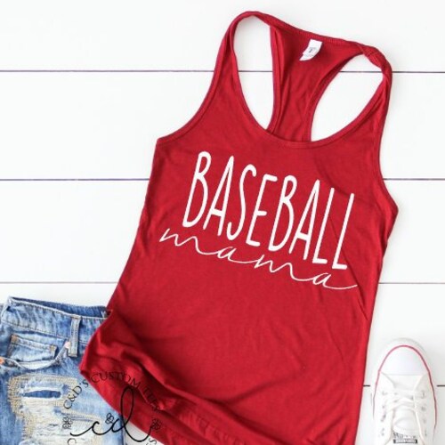 Baseball Tank Top Baseball Shirts Baseball Biggest Fan Etsy