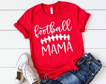 Football Mama Shirt - Football Shirt - Mom Tees - Fall Football Shirt - Women's Football Shirt - Football Shirts for Women