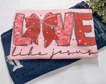 Camiseta de San Valentín - Camiseta de San Valentín para mujer - Camiseta con corazones - Camisetas de San Valentín - Camisas de San Valentín - Camisas de mujer