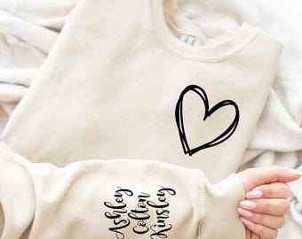 Valentine's Day Sweatshirt - Valentine's Day Shirt - Women's Valentine's Shirt - Custom Sweatshirt - Valentines Shirt - Valentine's Day Gift