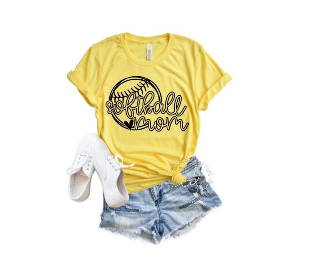 Softball Shirts Softball Fan Shirts Softball Tees Mom Etsy