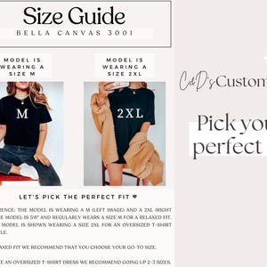a women's size guide for a t - shirt