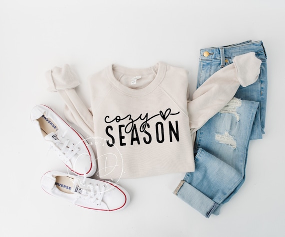 Cozy Season Sweatshirt - Sweater Weather Sweatshirt -  Bella Canvas Sweatshirt - Freezing Sweatshirt - Women's Sweatshirts