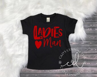 Boys Valentine Shirt - Valentines Day Shirt - Ladies Man Shirt - Heart Breaker Shirt - Valentines Day Tee - Valentines Day