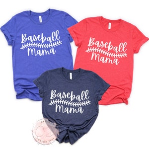 Baseball Shirts - Mom Baseball Shirts - Baseball Tees - Baseball Tees- Baseball Shirts - Mom Baseball Shirts - Mom Tees - Baseball TShirts image 1