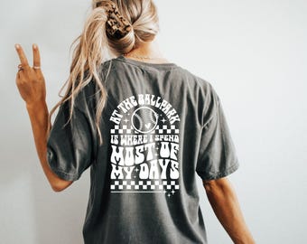 Camisetas de béisbol - Camiseta de béisbol de colores cómodos - Camiseta de béisbol - Mamá - Camisetas de béisbol - Camisetas para mamá - Camisetas deportivas para mamá - Camiseta para el día del juego