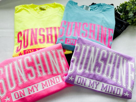 Summer Comfort Color Shirt - Summer Shirts - Vacation Tees - Vacay Tees - Pool River - Beach Shirt - Cruise Shirts - Sunkissed Shirt -Neon