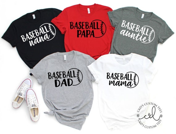 personalized baseball shirts for family