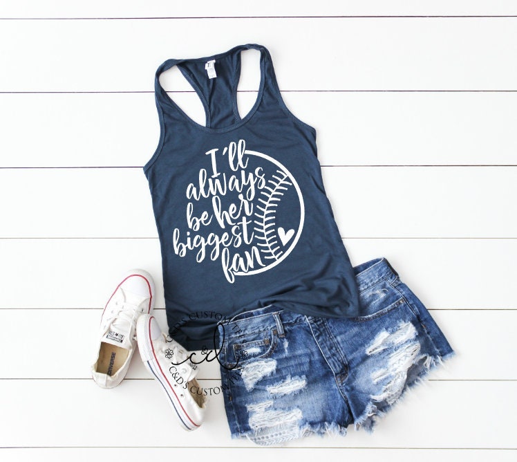 “Softball Biggest Fan” Tank Top