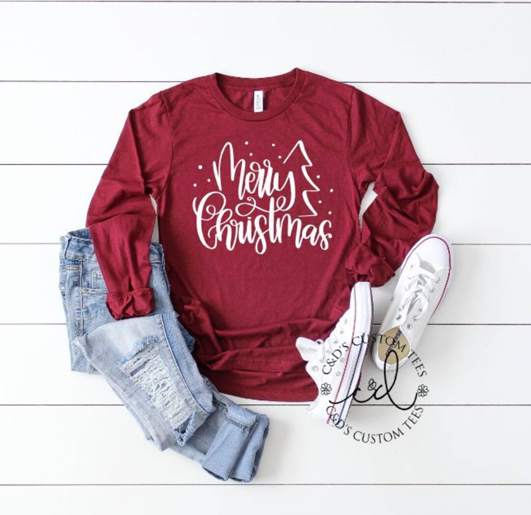 Christmas Shirt Merry Christmas Shirt Women's Christmas Shirt Cute