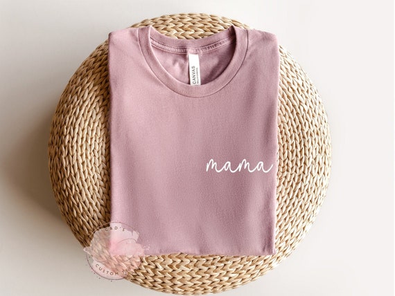 Mama Shirt Mama Pocket Tee Mom Shirts 