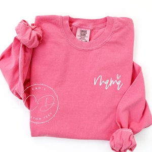 Mama Shirts - Mama Comfort Color Shirt -Mama Long Sleeve Comfort Shirts - Mom Shirts - Mama T-Shirt - Mom Shirts - Mama Tees - Mom Tees