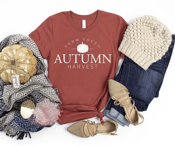 Fall Shirts - Fall Tees - Fall TShirt - Autumn Harvest Tee - Thanksgiving Tee - Cute Fall Shirts - Fall Graphic Tees - Women's Fall Tee