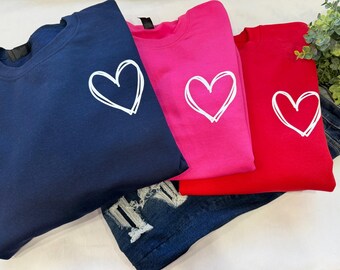 Sudadera de San Valentín - Camiseta de San Valentín - Camiseta de San Valentín para mujer - Camisetas de San Valentín - Camisas de San Valentín - Sudadera de mujer