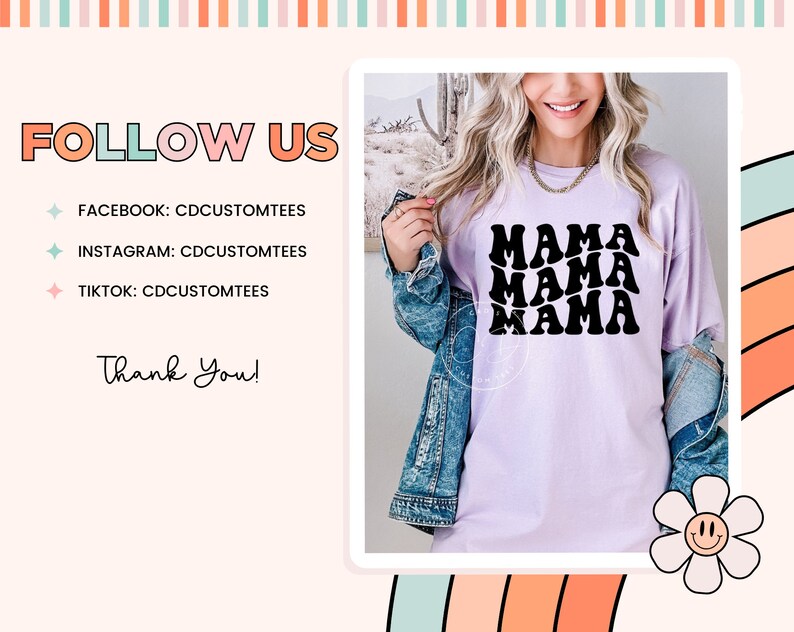 a woman wearing a t - shirt that says follow us