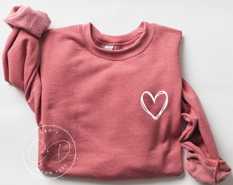 Valentine's Day Sweatshirt - Valentine's Day Shirt - Women's Valentine's Tee - Valentines Tees - Valentine's Shirts - Womens Sweatshirt