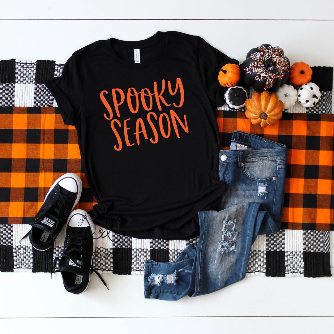 Halloween Tees Spooky Season Tees Fall Tees Halloween - Etsy