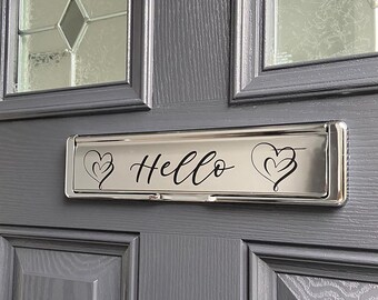 Personalised wedding card thankyou postbox Welcome sign Vinyl Decal Sticker V458