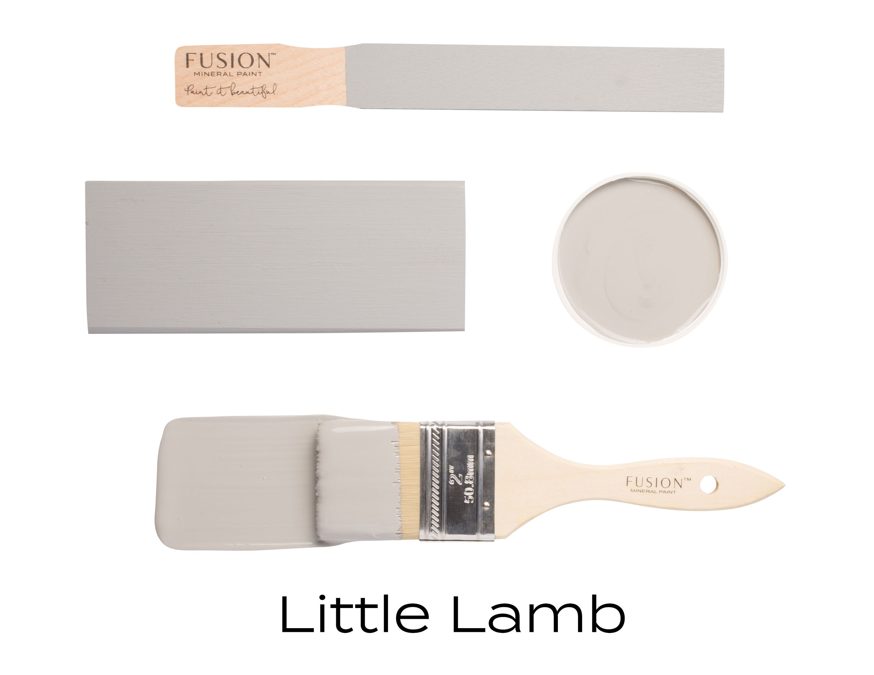 Furniture Paint Fusion Mineral Paint Little Lamb Pint Fast Shipping Built in Topcoat US Retailer Grey Paint