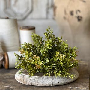 Lemon Beauty French Country Style Half Sphere Faux Greenery for Arrangements, Crafts or Staging Home Decor