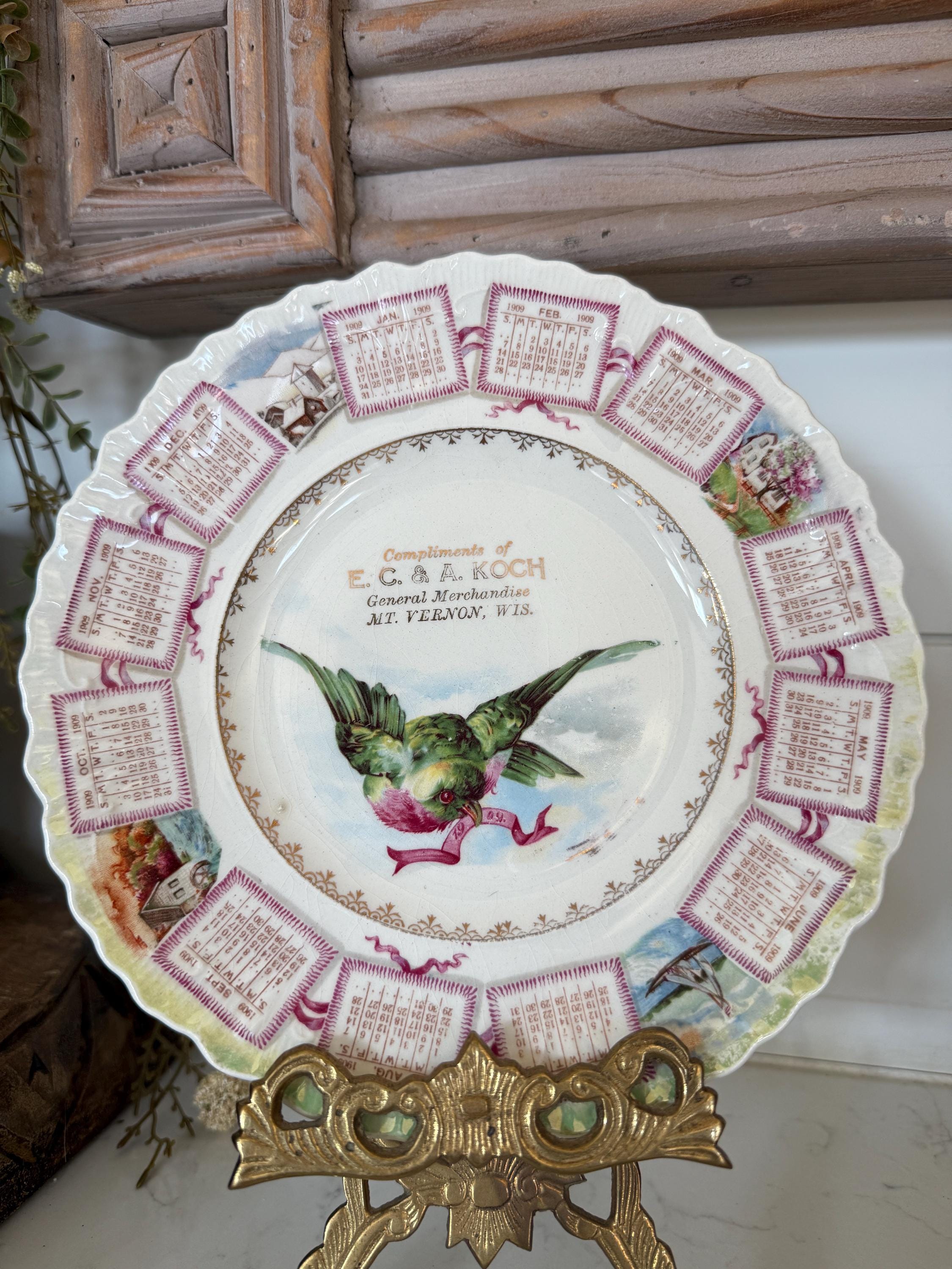 Antique 1909 Plate - Etsy