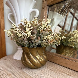Crispin Berry Berry Butter Cream Half Sphere Faux Greenery Floral for Arrangements, Crafts or Staging Home Decor-Floral only