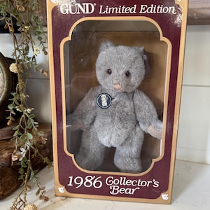 1986 Gund Bear - Etsy