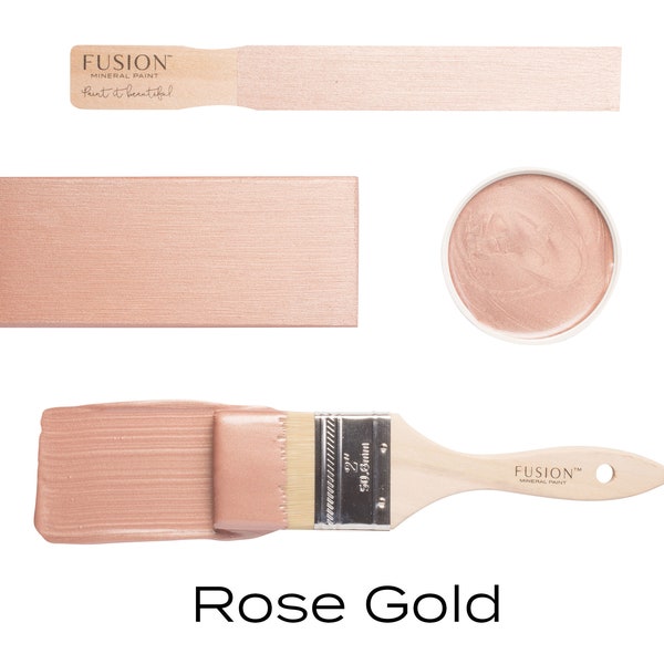 Rose Gold Fusion Mineral Paint 250 ml Cup Furniture Paint US Seller Fast Shipping