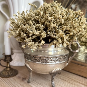 Fall Array Cream Half Sphere Faux Greenery Floral for Arrangements, Crafts or Staging Home Decor-Floral only