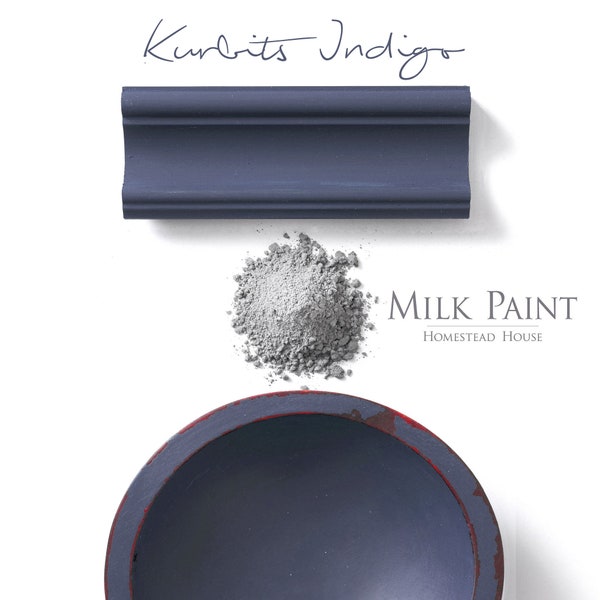 Kurbits Indigo Milk Paint by Homestead House Sample 50 gram Original manufacture of Miss Mustard Seed's Milk Paint