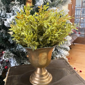 Lemon Beauty French Country Style Half Sphere Faux Greenery for Arrangements, Crafts or Staging Home Decor