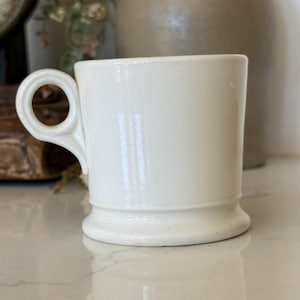 Vintage White Granite W.S. George Mug 147A Great Home Decor