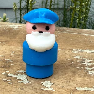 Vintage Fisher Price Little People Boat Captain Figure