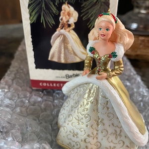 Hallmark Keepsake Ornament Holiday Barbie Collector&#39;s Series New in the Box 1994