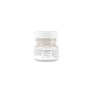 May include: A small glass jar of Fusion Mineral Paint in the color Parchment. The jar is 1.25 fl oz or 37 ml.
