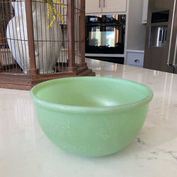 Vintage Fire King Jadeite Mixing Bowl Oven Ware 6 inches round