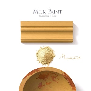 Mustard Milk Paint by Homestead House Company Quart or Tester you choose