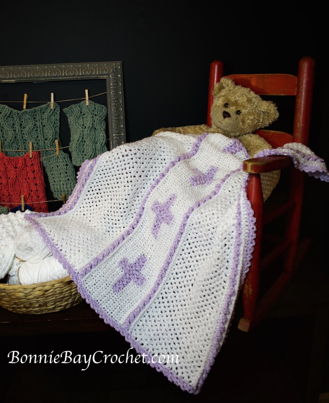 Dalrymple Crest Premium Blanket - Black Celtic Cross Style