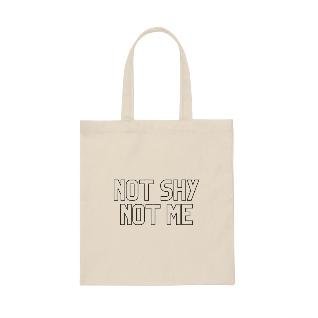 NOT SHY Itzy Canvas Tote Bag Itzy Merch Gift for Itzy Fans - Etsy