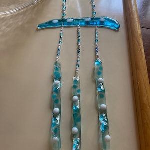 Fused Glass wind chimes