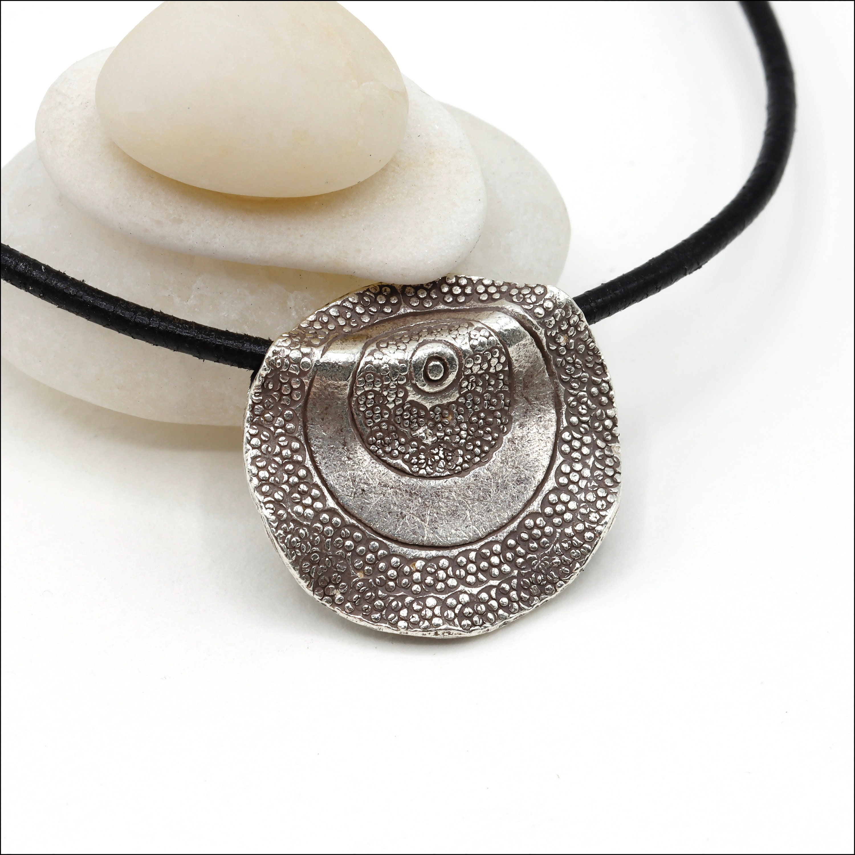 Karen Silver Pendant - Etsy
