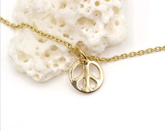 BZ17 ~ Bronze Peace Charm ~ Price per piece